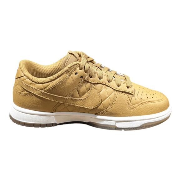 NWOB NIKE Dunk Low 'Quilted Wheat' Sneakers Size 6.5 - Picture 6 of 7